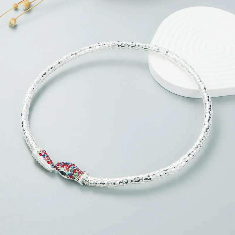 Euramerican Serpentine Collar Clavicle Chain Adjustable - Bellarte Enchanté Euramerican Serpentine Collar Clavicle Chain Adjustable
